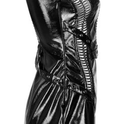 Punk Rave Women's Stuff Patent Leather Hollowed Out Dress 20 Punk Rave Women's Stuff Patent Leather Hollowed Out Dress