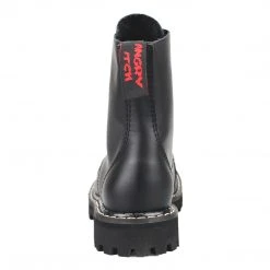 Angry Itch 8-Hole - Black Leather Boots