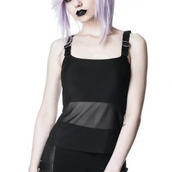 Killstar Women's Stuff Atara Strap Top
