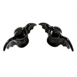Sourpuss Black Bat Salt & Pepper Shakers