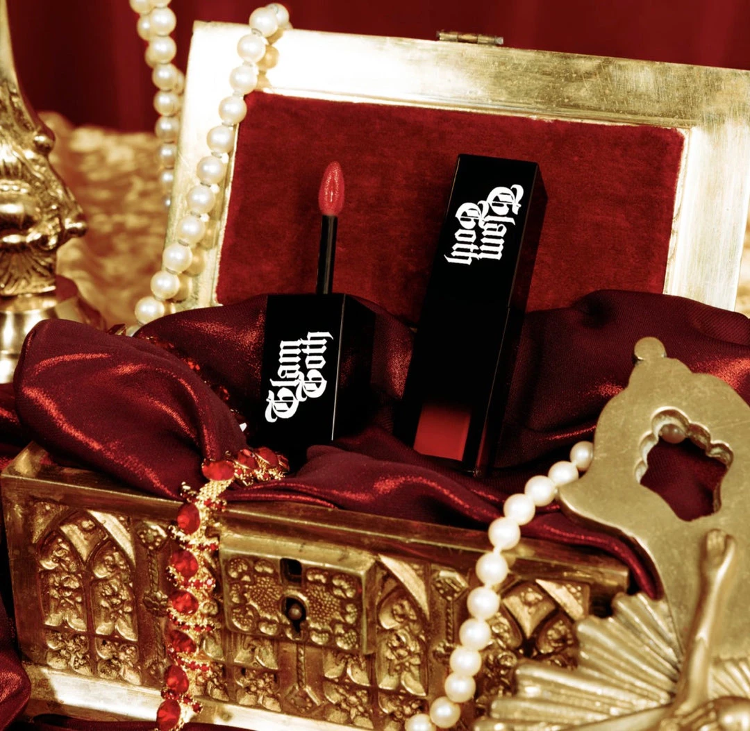 Glam Goth Beauty Blood Chapel - Deep Vintage Red Lipstick Hair And Makeup 4 Glam Goth Beauty Blood Chapel - Deep Vintage Red Lipstick Hair And Makeup