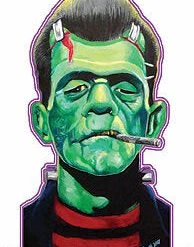 Poster Pop Ben Von Strawn Franken-Stogy Sticker