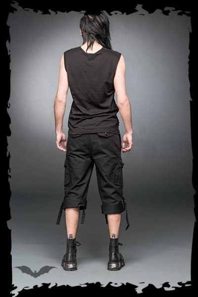 Queen Of Darkness Black Shorts With Side Pockets 3 Queen Of Darkness Black Shorts With Side Pockets