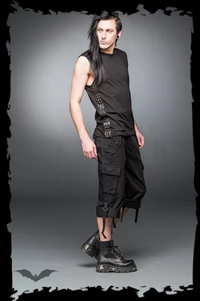 Queen Of Darkness Black Shorts With Side Pockets 4 Queen Of Darkness Black Shorts With Side Pockets