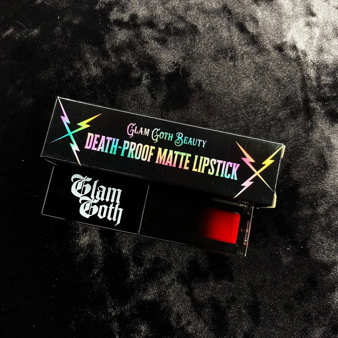 Glam Goth Beauty Bloodrose - Blood Red Matte Lipstick Hair And Makeup 2 Glam Goth Beauty Bloodrose - Blood Red Matte Lipstick Hair And Makeup