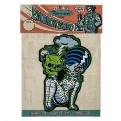 Retro-a-go-go Bride Of Frankenstein Embroidered Patch Patches