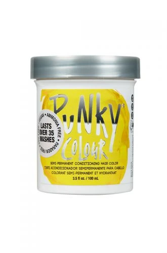 Punky Colour, Semi-Permanent Conditioning Hair Color, Bright Yellow, 3.5 Fl Oz Hair And Makeup 1 Punky Colour, Semi-Permanent Conditioning Hair Color, Bright Yellow, 3.5 Fl Oz Hair And Makeup
