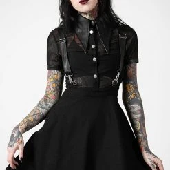 Killstar Women's Stuff Cosmic Katy Suspender Dress