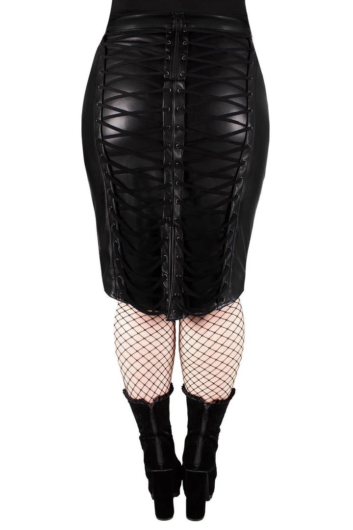 Killstar Cuts Like A Knife Midi Skirt 4 Killstar Cuts Like A Knife Midi Skirt