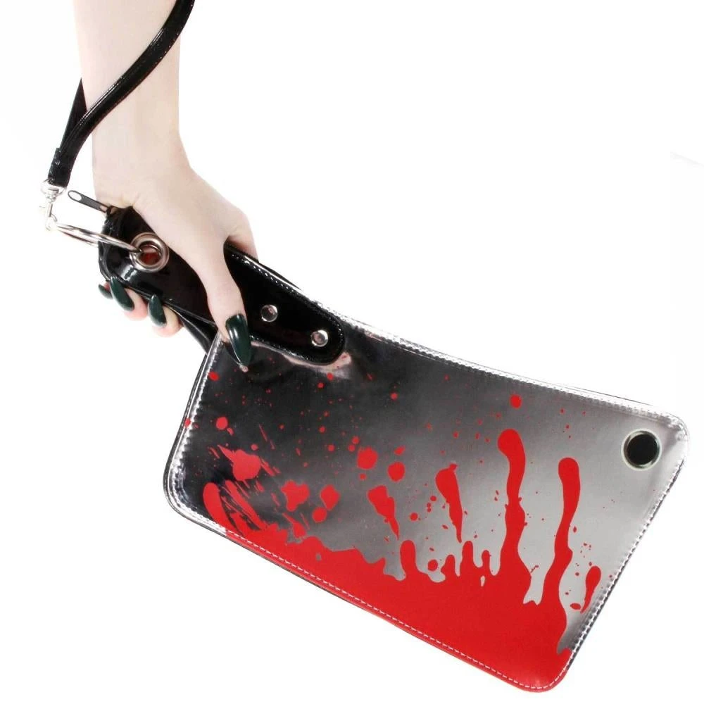 Kreepsville666 Cleaver Clutch Bag Metallic Bags & Backpacks 3 Kreepsville666 Cleaver Clutch Bag Metallic Bags & Backpacks