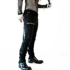 Lip Service Men's Stuff Cross Strap Stretch Jeans 9 Lip Service Men's Stuff Cross Strap Stretch Jeans