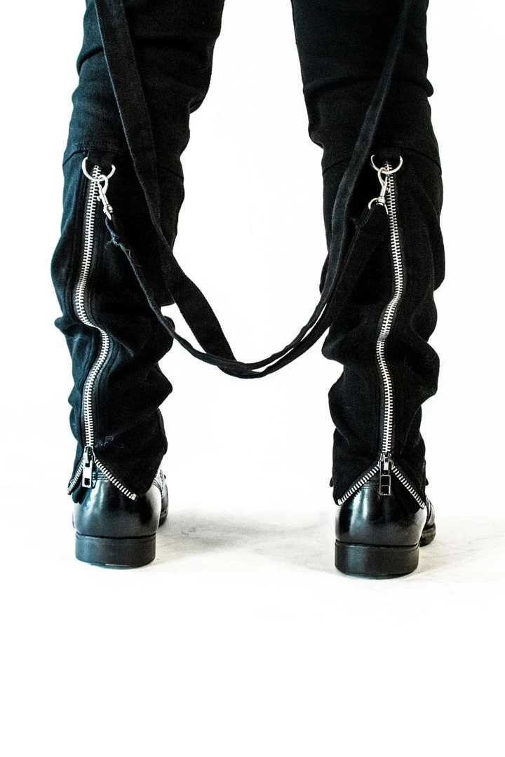 Lip Service Men's Stuff Cross Strap Stretch Jeans 3 Lip Service Men's Stuff Cross Strap Stretch Jeans