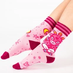 FootClothes Cute Baphomet Socks