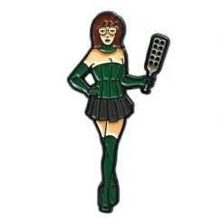 Geeky And Kinky Mistress D Enamel Pin