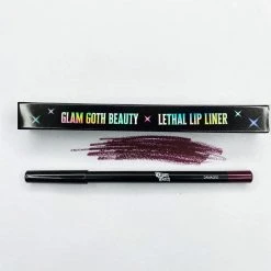 Glam Goth Beauty Damaged - Matte Plum Pencil Liner Hair And Makeup 7 Glam Goth Beauty Damaged - Matte Plum Pencil Liner Hair And Makeup