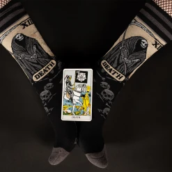 FootClothes Death Tarot Card Socks Men's Stuff