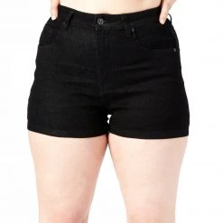 Sourpuss Women's Stuff Essential Denim Shorts - Black