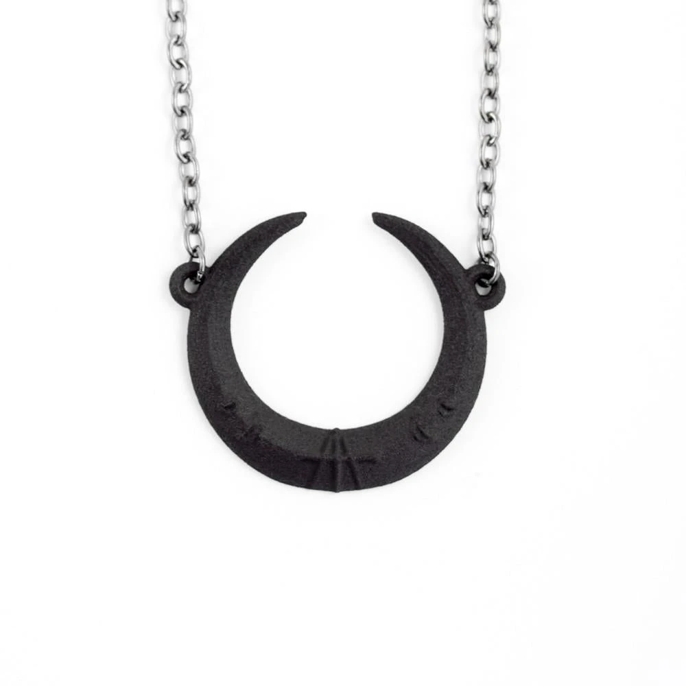 Rogue And Wolf Eclipse Necklace In Black Jewelry 1 Rogue And Wolf Eclipse Necklace In Black Jewelry