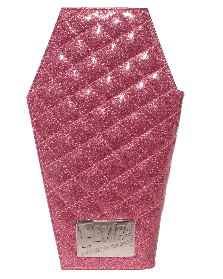 Lux De Ville Bags & Backpacks Elvira Coffin Wallet Clutch Bubbly Pink Sparkle 2 Lux De Ville Bags & Backpacks Elvira Coffin Wallet Clutch Bubbly Pink Sparkle