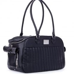 Lux De Ville Bags & Backpacks Elvira Lux Pet Carrier Black Matte Web