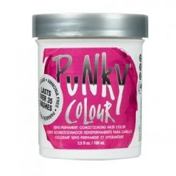 Hair And Makeup Punky Colour, Semi-Permanent Conditioning Hair Color, Flamingo Pink, 3.5 Fl Oz