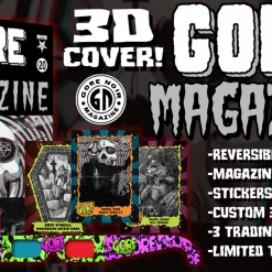 Books Gore Noir Magazine #11- Ltd Edition 3D Ghost Reversible Cover By Daniel Vega