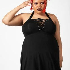 Killstar Gothica Halter Dress Women's Stuff