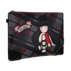 Santoro London Gorjuss Tartan Accessory Pouch - The Collector