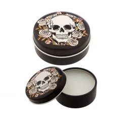 Other Gothic Gifts Skull & Roses Coconut Lip Balm Tin