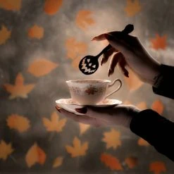 Lively Ghosts Gift Ideas Haunted Hallows Tea Spoon - Black 5 Lively Ghosts Gift Ideas Haunted Hallows Tea Spoon - Black