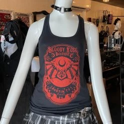 Bloody Rose Boutique Bloody Rose Bat - Red - Women's Tank Top Women's Stuff