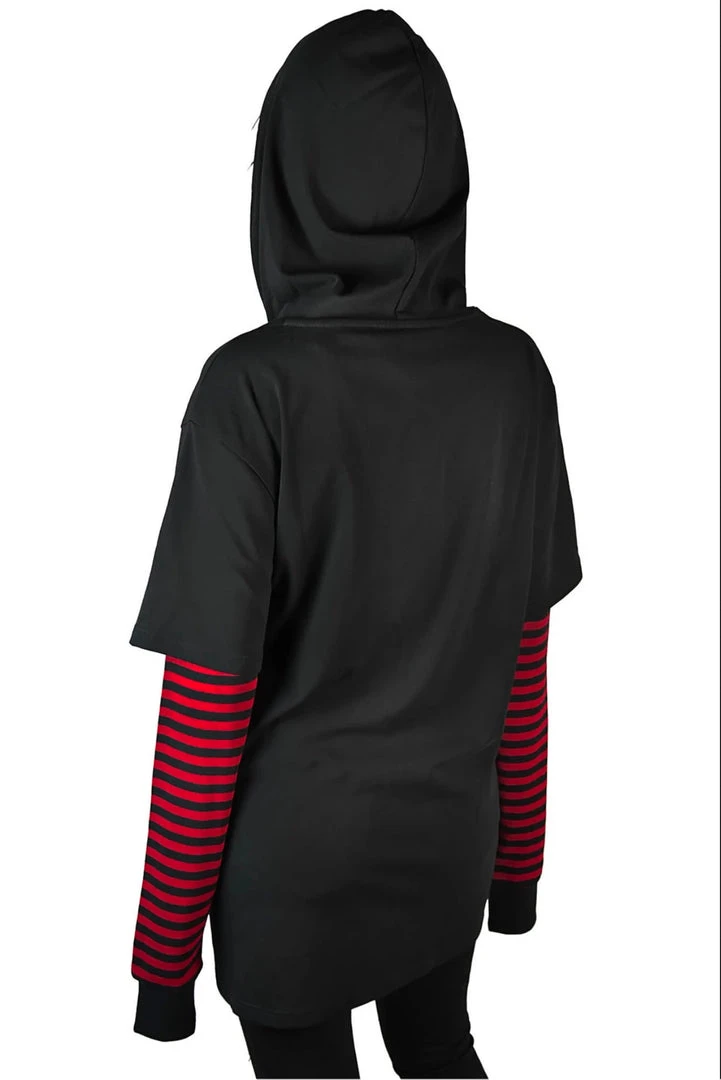 Killstar Jax Hooded Top - Blood Men's Stuff 4 Killstar Jax Hooded Top - Blood Men's Stuff