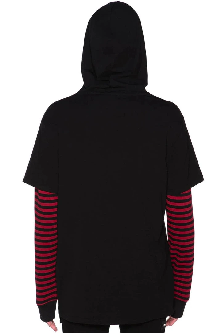 Killstar Jax Hooded Top - Blood Men's Stuff 2 Killstar Jax Hooded Top - Blood Men's Stuff