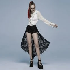 Punk Rave Gothic Coffin Shorts