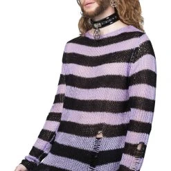 Killstar Lavender Mist Knit Sweater
