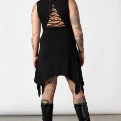 Killstar Women's Stuff Lawless Lace-Up Dress