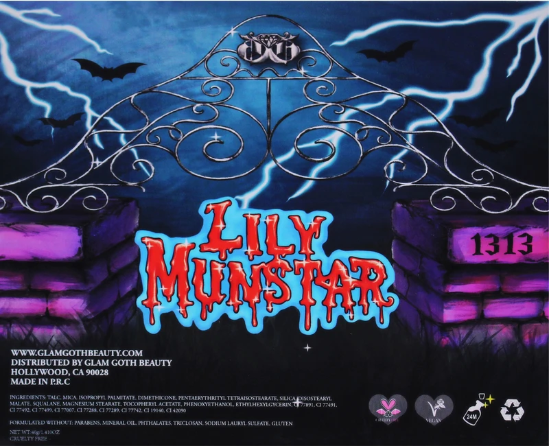 Glam Goth Beauty Lily Munstar Palette Hair And Makeup 4 Glam Goth Beauty Lily Munstar Palette Hair And Makeup