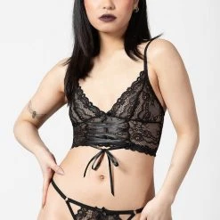 Killstar Women's Stuff Lovella Lace Bralet 7 Killstar Women's Stuff Lovella Lace Bralet
