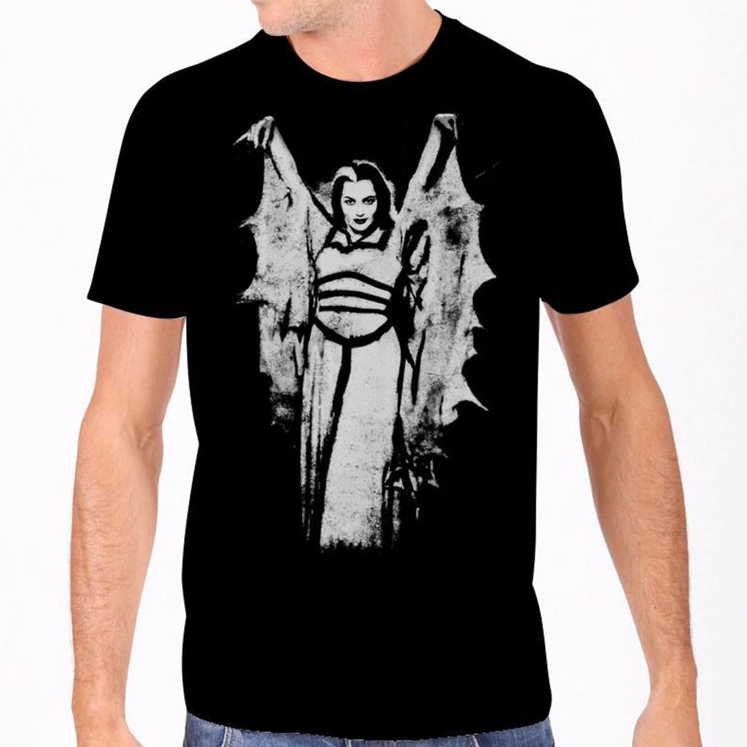 Rock Rebel Lily Munster Wings Men's Tee 1 Rock Rebel Lily Munster Wings Men's Tee