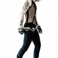 Lip Service Cross Strap Fishnet Top Men's Stuff