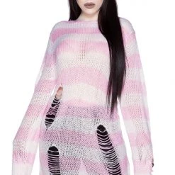 Killstar Men's Stuff Marshmallow Knit Sweater