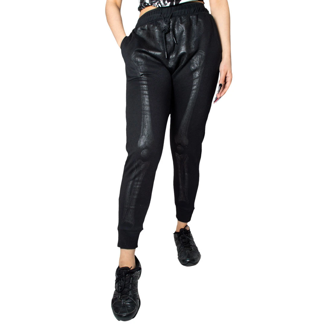 Kreepsville666 Skeleton Black Bone Jogger Pant Men's Stuff 2 Kreepsville666 Skeleton Black Bone Jogger Pant Men's Stuff