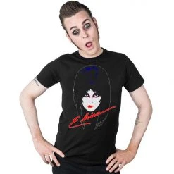 Kreepsville666 Elvira 80's Mens Black T-Shirt