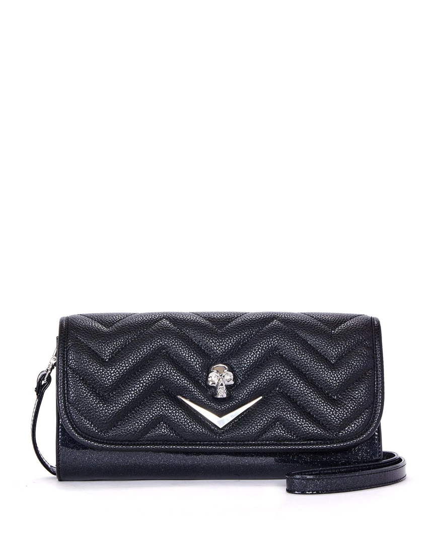 Lux De Ville Mini Hellraiser Tote Black And Midnight Sparkle Bags & Backpacks 2 Lux De Ville Mini Hellraiser Tote Black And Midnight Sparkle Bags & Backpacks