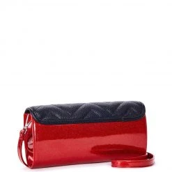 Lux De Ville Mini Hellraiser Tote Black And Red Venom Sparkle