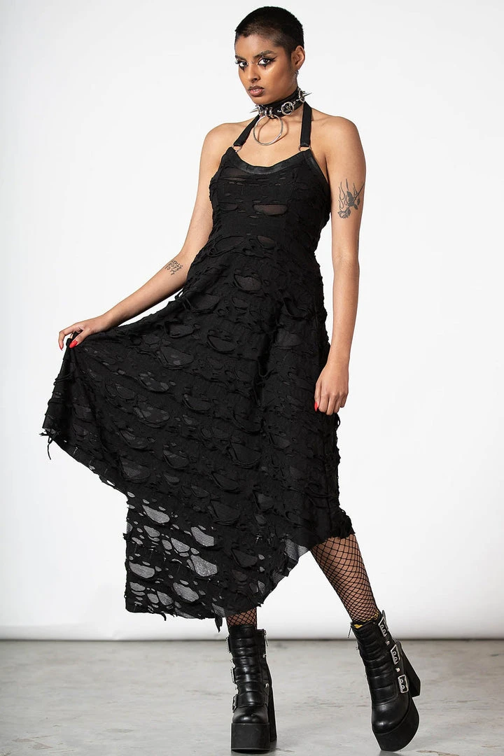Killstar Nightwire Halter Dress 2 Killstar Nightwire Halter Dress