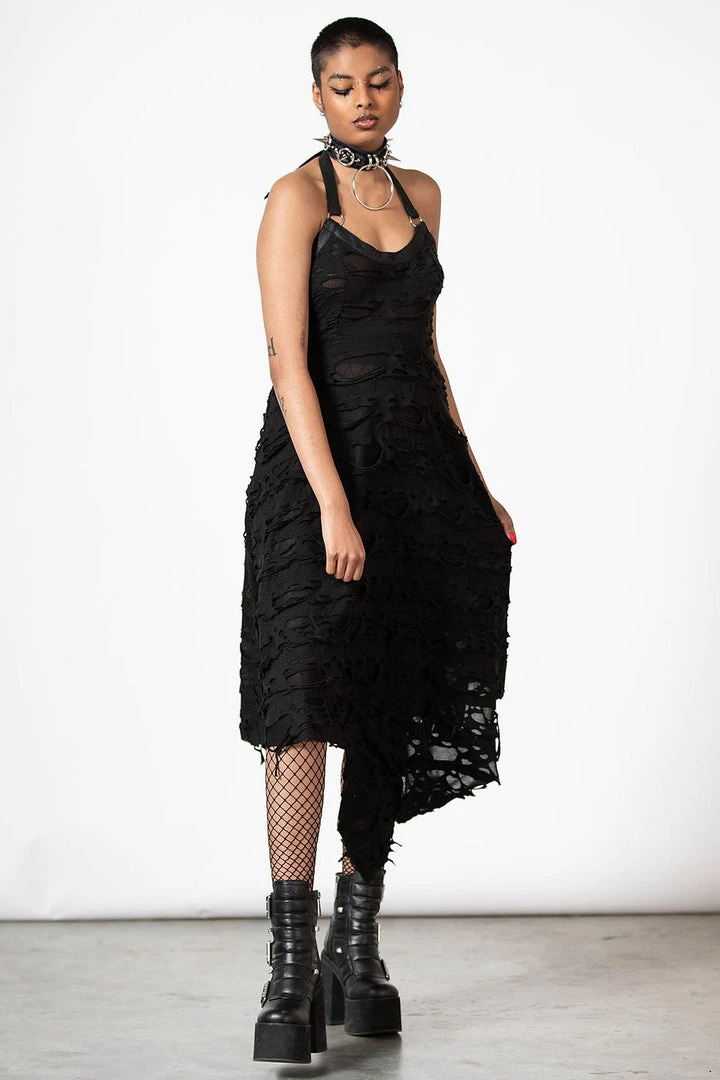 Killstar Nightwire Halter Dress 3 Killstar Nightwire Halter Dress