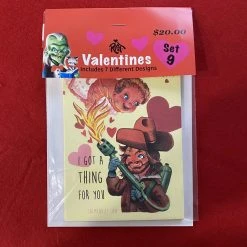One Man Riet Other Horror Valentine Cards - Set 9