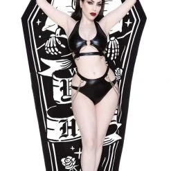 Killstar Gift Ideas One Wish Coffin Towel