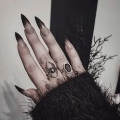 Mysticum Luna Jewelry Orb Weaver Spider Ring